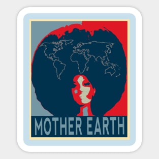 Black Mother Earth Sticker